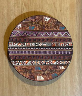 Plato decorativo estilo Inca