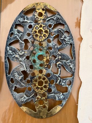 Centro de mesa decorativo ovalado