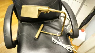 Lampada da tavolo vintage ottone anni '60 material