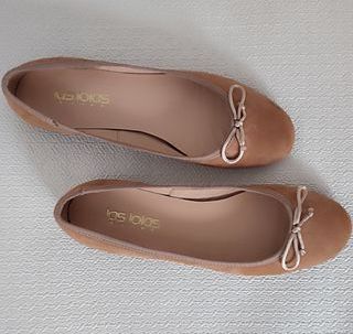 Bailarinas camel nuevas Las Lolas Talla 38