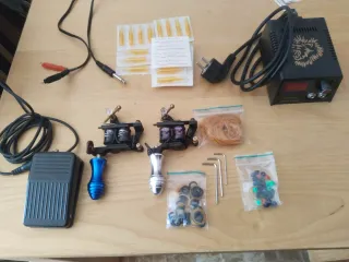 Pack 2 Máquinas Tatuaje Bobina + Pedal