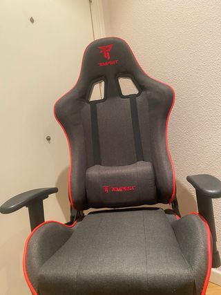 Silla Gaming Tempest Negra y Roja