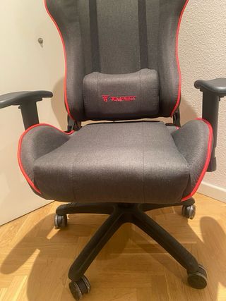 Silla Gaming Tempest Negra y Roja