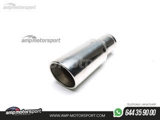 COLA DE ESCAPE REDONDA BORDE GRUESO 90MM