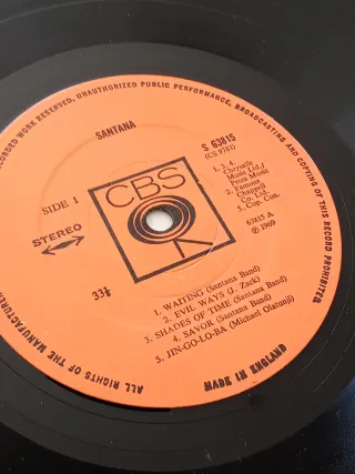 LP Disco De Vinilo - Santana
