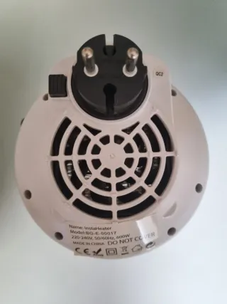 Aquecedor Cerâmico com Tomada - 600W