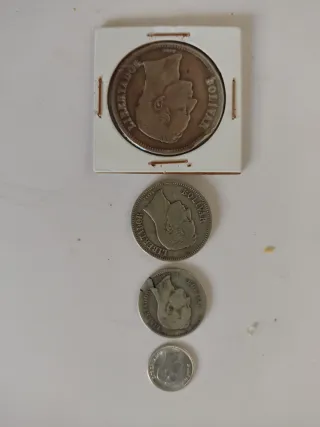 Monedas de Plata Venezuela41,50gms
