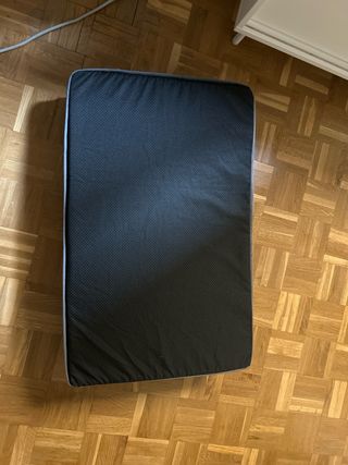 Cama para perro mediano gris