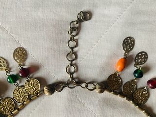 Cinturón Cadena con Monedas y Cuentas