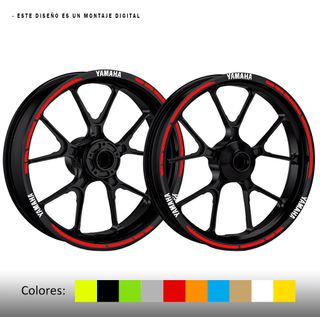 Pegatinas llantas Yamaha