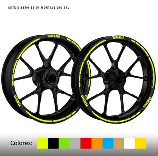 Pegatinas llantas Yamaha