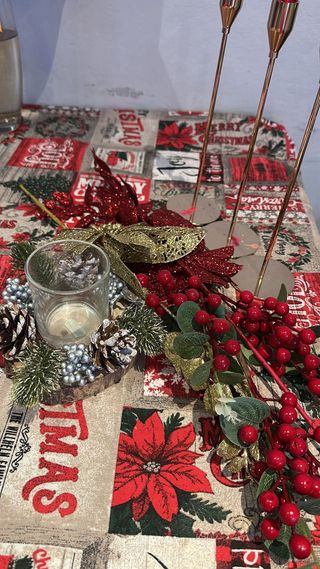 Árbol de Navidad decorado + adornos dorados premiu