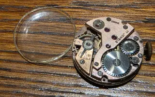 Meccanismo Orologio Antico + Vetrino