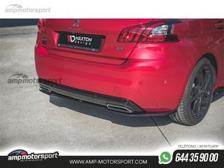 AÑADIDO DE DIFUSOR PEUGEOT 308 GT 2017-- NEGRO BRILLO