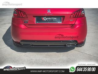AÑADIDO DE DIFUSOR PEUGEOT 308 GT 2017-- NEGRO BRILLO