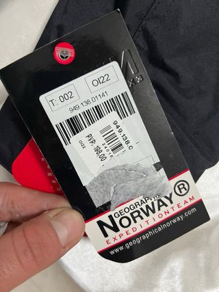 Abrigo Geographical Norway Negro Multicolor