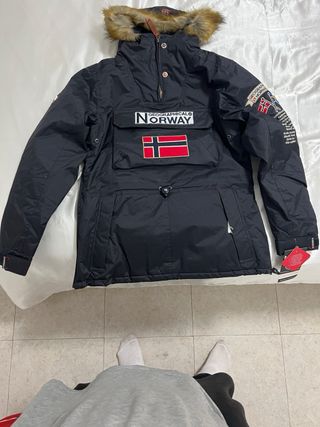 Abrigo Geographical Norway Negro Multicolor