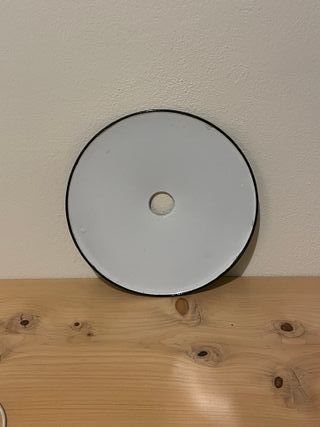 Piatto lampada Industriale Smaltato Verde