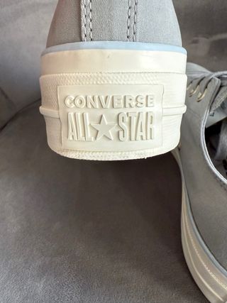 Converse All Star Grises Plataforma