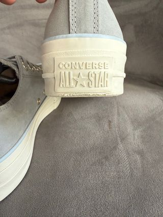 Converse All Star Grises Plataforma