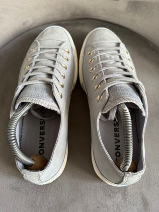 Converse All Star Grises Plataforma