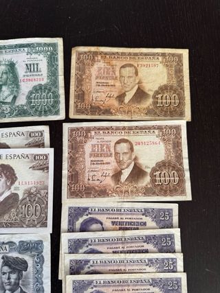 Lotes de Billetes Antiguos Españoles