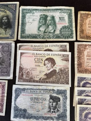 Lotes de Billetes Antiguos Españoles