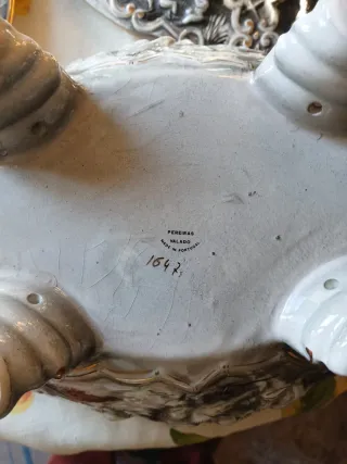 Sopera cerámica portuguesa figuras