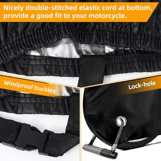 Funda para Moto, XXL Impermeable Motocicleta Outdo