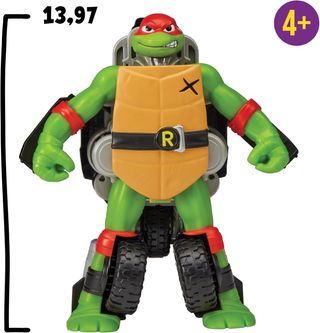 TORTUGAS NINJA Figura de Acción Tranformable en Ve