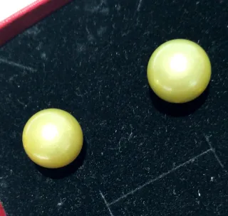 Pendientes Perlas Mar del Sur Doradas