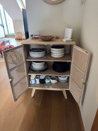 Aparador Sklum Madera y Ratán