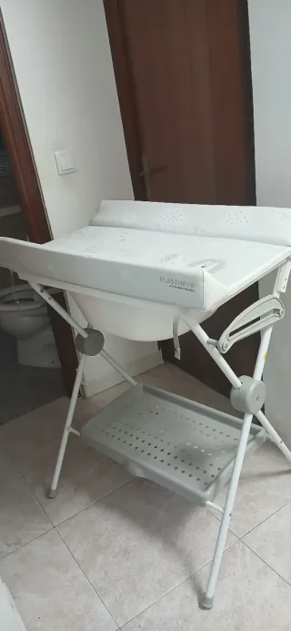 Bañera cambiador plegable para bebé