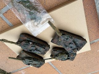 Lote 4 tanques Leopard Bolt Action 28mm