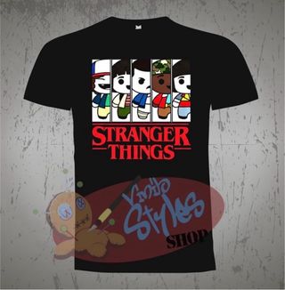 Camiseta Stranger Things Chibi