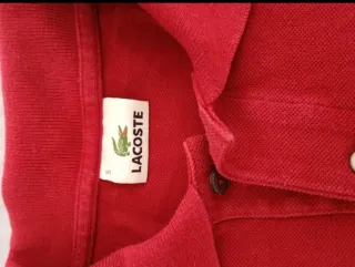Polo Lacoste Rojo