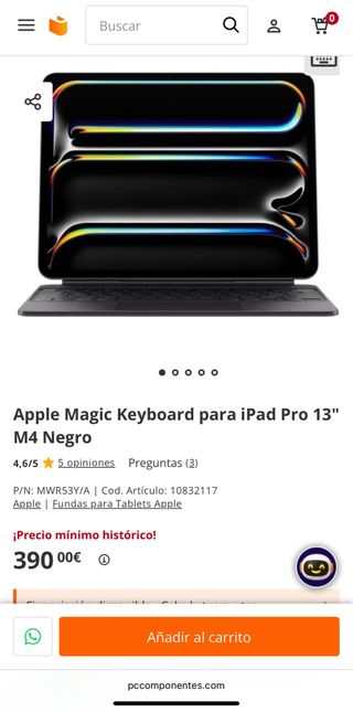 Magic Keyboard Apple iPad Pro 13 precintado