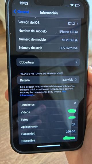 iPhone 13 Pro 256GB Negro