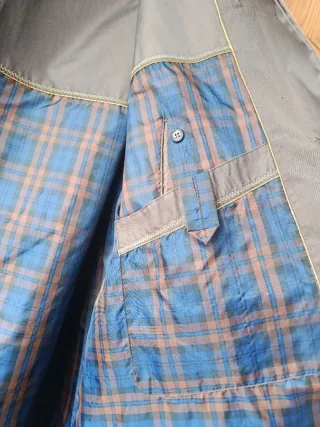 Gabardina marrón hombre