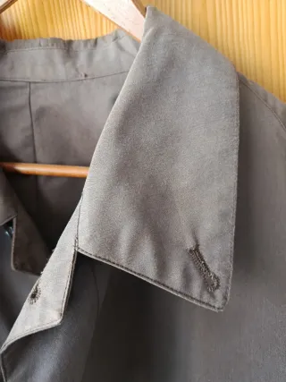 Gabardina marrón hombre