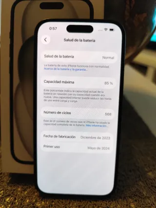 iPhone 15 Negro 256GB!