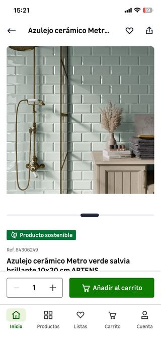 Azulejos verde salvia