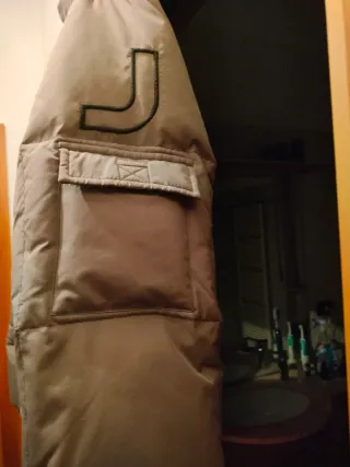 Piumino grigio Armani