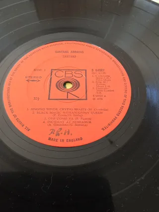 LP Disco de Vinilo Rock -Santana - Abraxas