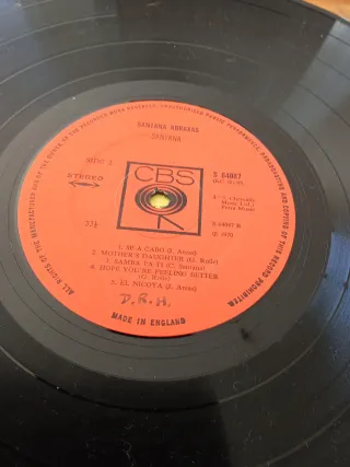 LP Disco de Vinilo Rock -Santana - Abraxas