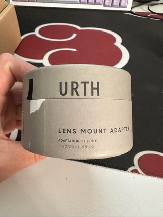 Adaptador electrónico URTH de Sony E a Canon EF