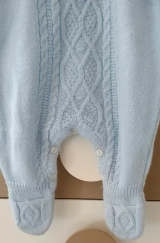 Pelele bebé punto de 0-1mes