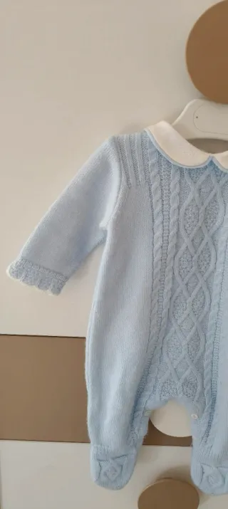 Pelele bebé punto de 0-1mes