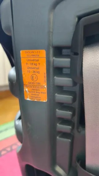 Silla Britax Grupo 1/2/3