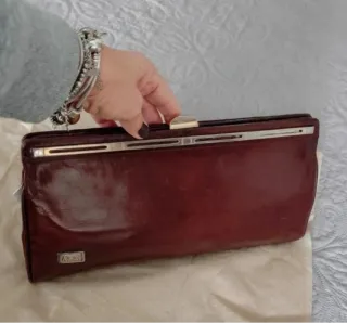 Vintage Mazzini Tracolla pochette pelle